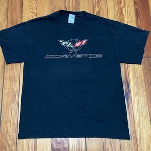 Vintage 90’s/Y2K Corvette Big Print Car Graphic T- Shirt 🔥🔥. Size Medium